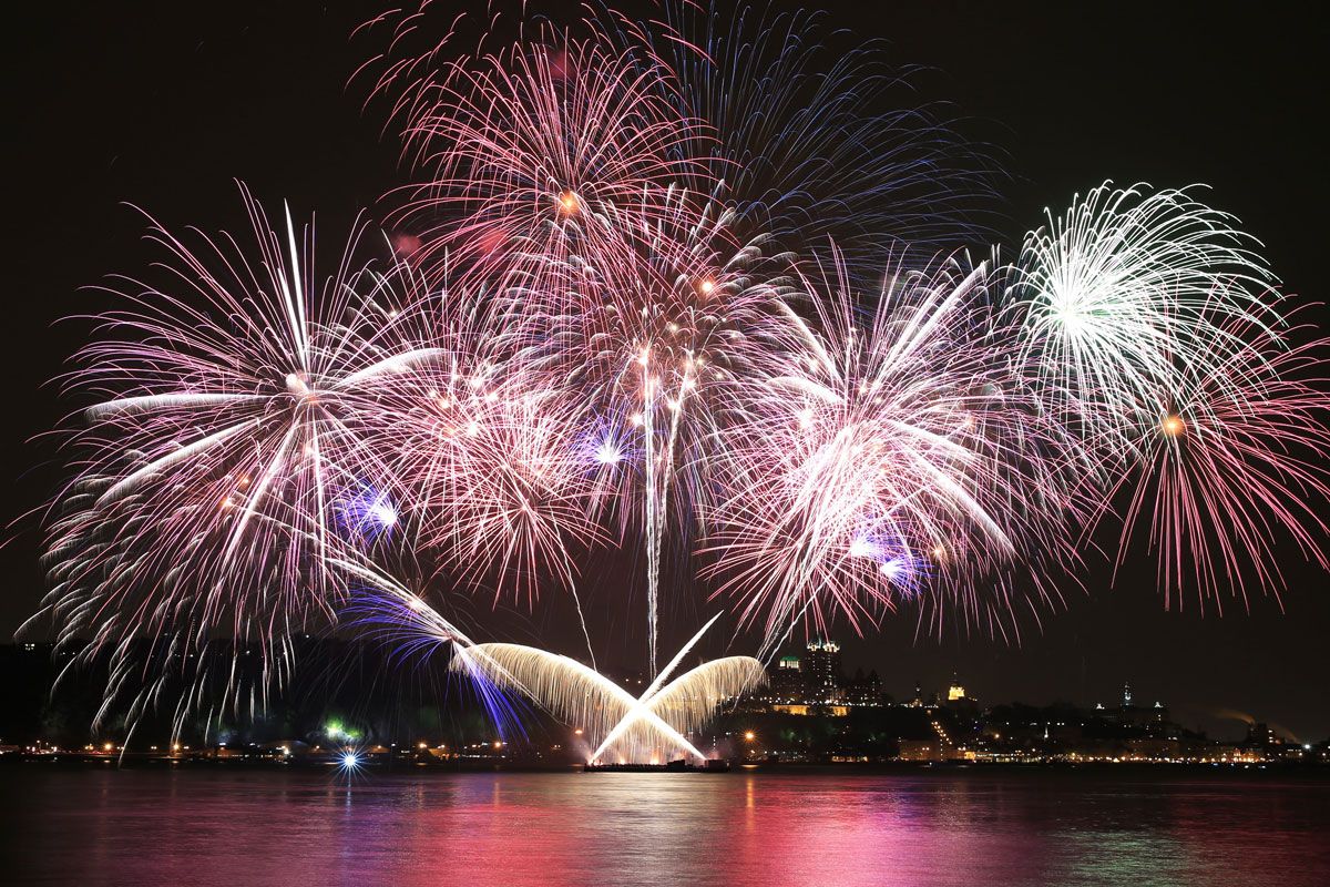 Feux d'artifice loto québec